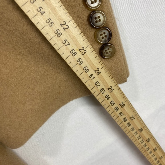 Bill Blass Mens Camel Hair Blazer Sport Coat 100% Camel Hair Brown Made in USA - Picture 11 of 12